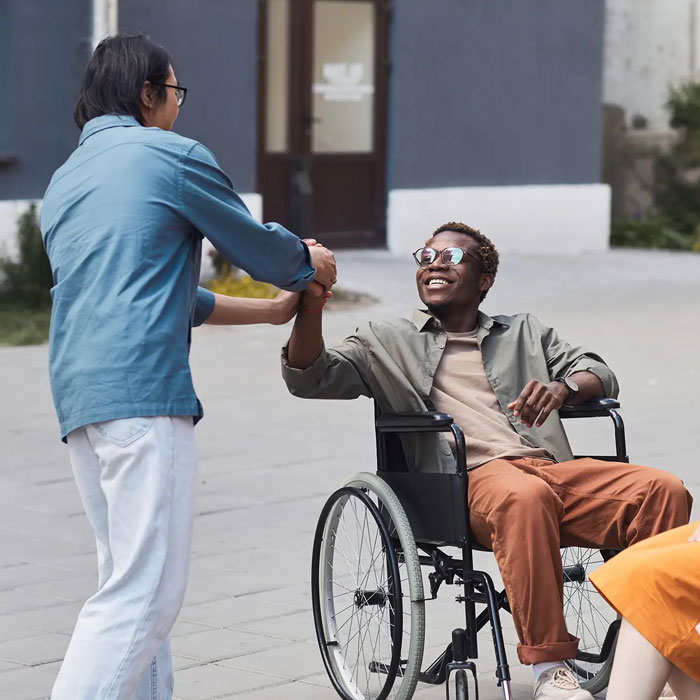 NDIS Community Participation Adelaide helping a participant enjoy a social activity with personalised support